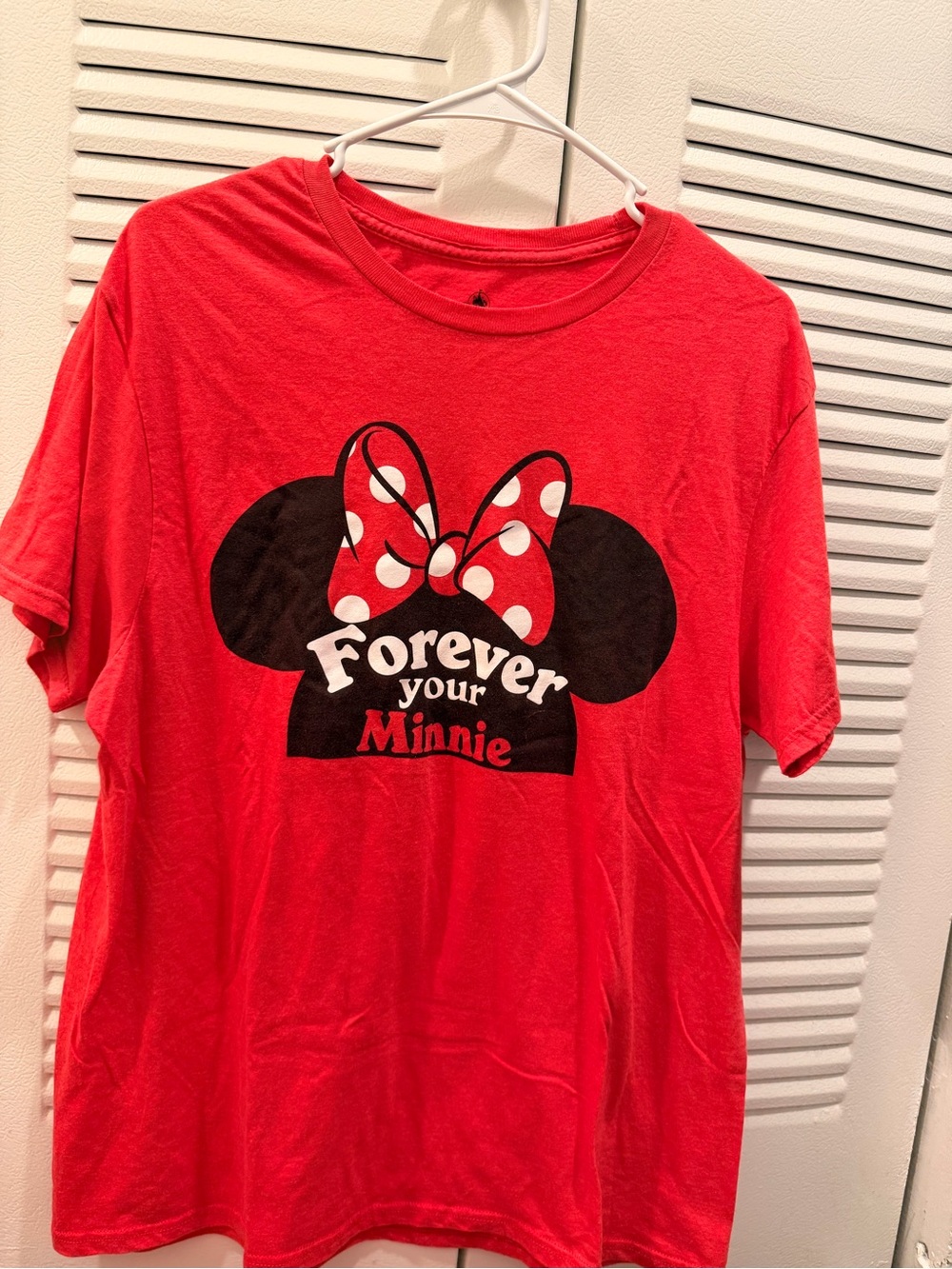 Minnie Mouse Red Graphic Tee - Forever Your Minnie